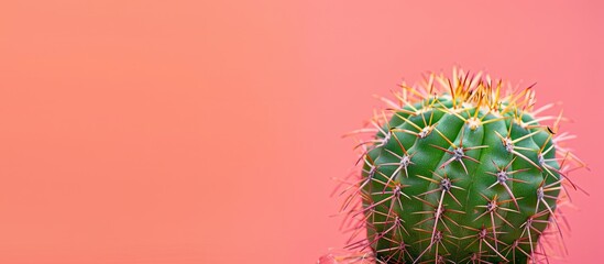 Poster - Adorable cactus with a creative design ideal for a copy space image.