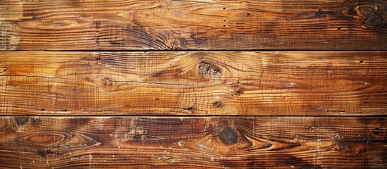 Leinwandbilder - Top view of a wooden table showing the texture of the wood, ideal for adding text or images in the copy space image.