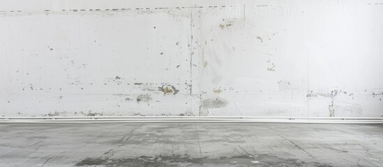 Aufkleber - A white-painted concrete surface offering ample copy space image.