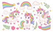 © MariiaMart - Magical Unicorn Dreams: Enchanting Set of Whimsical Wonders