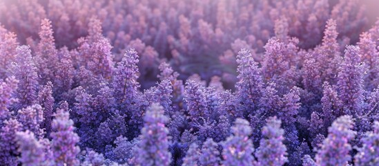 Poster - Close-up image of lavender wallpaper with copy space image.