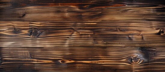 Leinwandbilder - Top view of a wooden table showing the texture of the wood, ideal for adding text or images in the copy space image.