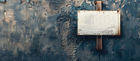 Fototapete - Street sign with empty surface for text or image, suitable for content insertion, often referred to as copy space image.
