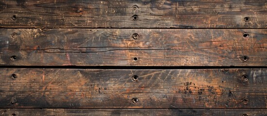 Aufkleber - An appealing horizontal background showing the intricate texture of aged wooden boards with space for adding images. Copy space image. Place for adding text and design