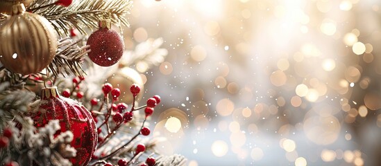 Poster - Festive backdrop with copy space image.