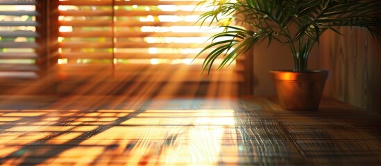 Poster - background illuminated by gentle lighting with copy space image.