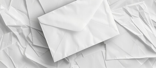 White envelope with copy space image.