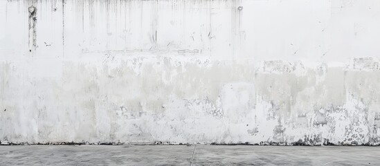 Aufkleber - A white-painted concrete surface offering ample copy space image.