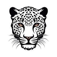 Sticker - Jaguar illustrated wildlife stencil.