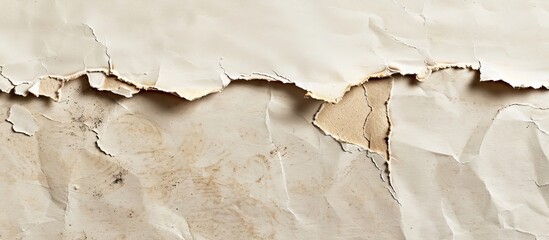 Aufkleber - Isolated torn paper edge with copy space image.