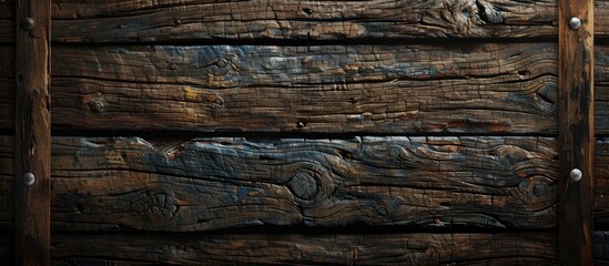 Poster - Background with a wooden texture offering space for text or graphics in the frame; ideal as a copy space image.
