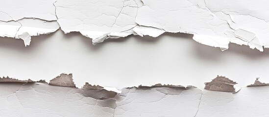 Leinwandbilder - Paper ripped with blank space for your copy space image.