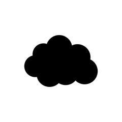 Poster - Cloud icon on white background.