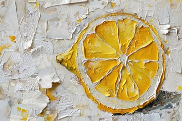 Wall Mural - Lemon fruit plant food.