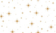 © Katsiaryna Hatsak - Seamless pattern with golden stars. Christmas, birthday design in golden color on a light background. Trendy modern vector illustration. Cute hand drawn flat design