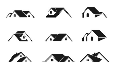 Wall Mural - Set of house property illustration design vector