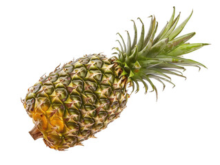 Wall Mural - A pineapple is shown on a white background