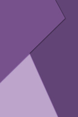 Poster - purple background with geometric shape pattern and copy space 