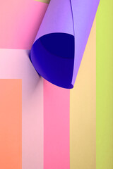 Poster - abstract 3 d background with geometric shapes, geometric shapes and lines. 3 d illustration 