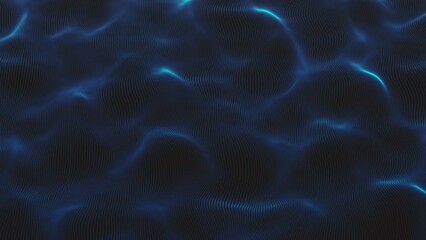 Poster - Abstract Digital Ocean Surface Background/ Animation of an abstract background with quiet digital ocean surface waving slowly