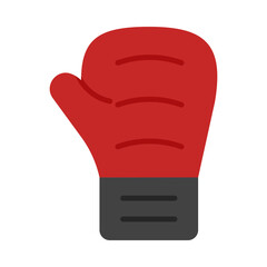 Wall Mural - Boxing Gloves flat icon