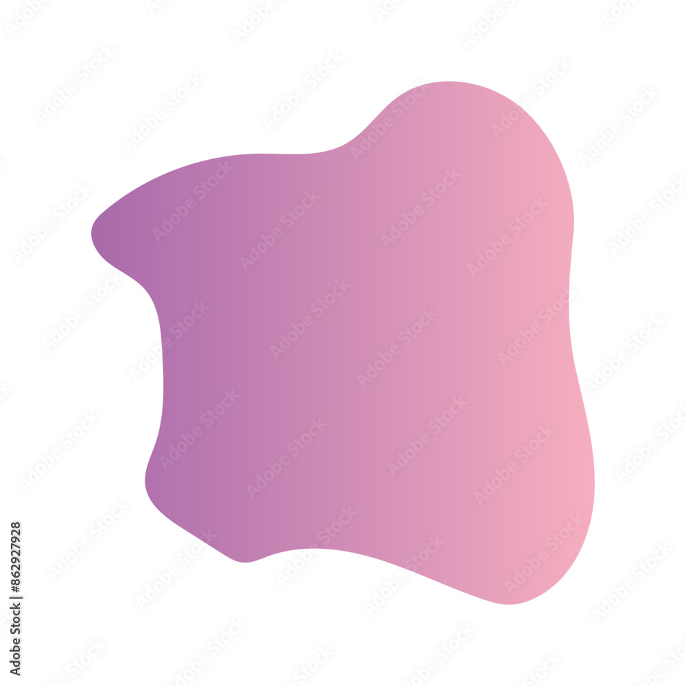 Liquid Fluid Gradient random organic shapes