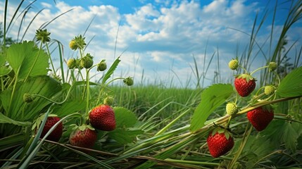 Canvas Print - strawberries 