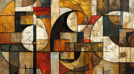 Modern Abstract wallpapers and backgrounds. Cubism abstract wallpaper