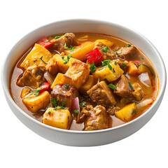 Wall Mural - Traditional colombian stew on transparent background