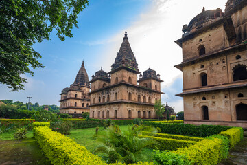 Royal Chhatris or Cenotaphs are the historical monuments situated on the banks of River Betwa in Orchha, Madhya Pradesh, India.