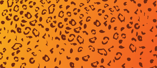 Leopard skin texture abstract vector background