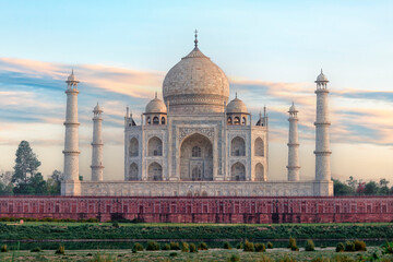 Wall Mural - Taj Mahal Mausoleum in Agra City, India