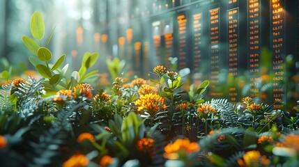 Poster - Flourishing Fintech Sustainable Analytics and Clean Energy Investments in a Digital Collage