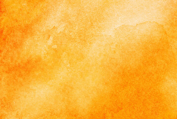 Wall Mural - Abstract light orange watercolor for background.