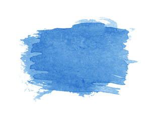 Wall Mural - Blue abstract background in watercolor style