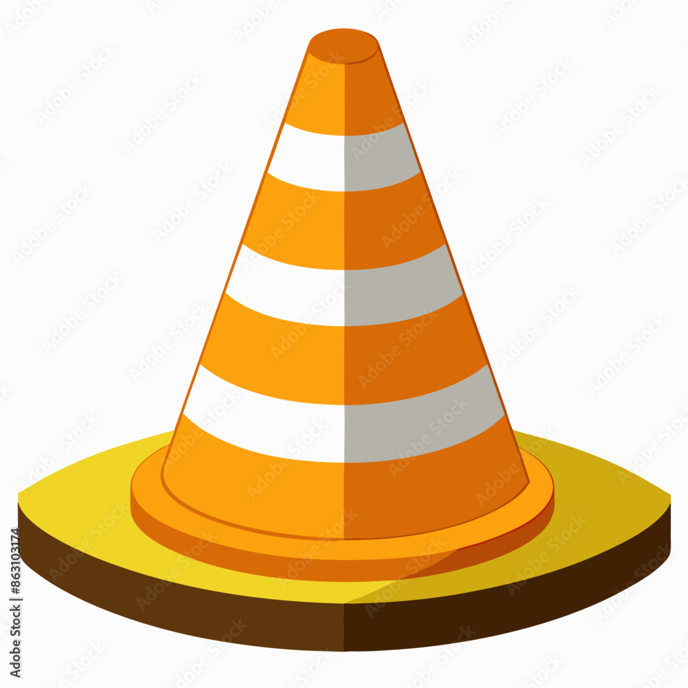 traffic cone clipart cartoon Illustration drawing Stock Vector Adobe