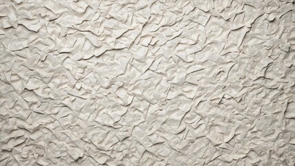 Wall Mural - Abstract white crumpled paper texture background