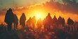 © Anastasiia - Border immigration resulting from global political conflicts, war, and climate change leading to refugee crises. Concept Border politics, Global conflicts, Refugee crises, Climate migration