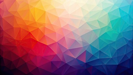Wall Mural - Geometric background with smooth color gradients, geometric, background, gradients, smooth, transitions, colors, shapes
