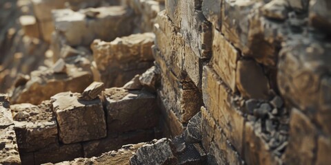 Sticker - Brick Wall Close Up