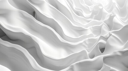 Poster - Light white abstract background with shadows, displaying minimalist design with copy space