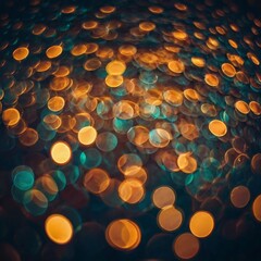 Wall Mural - a blurry picture of a blurry background of colored lights.