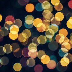 Wall Mural - a blurry picture of a blurry background of colored lights.