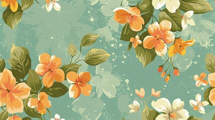 floral wallpaper background