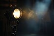 © Maxim Borbut - Spot light on smokey black curtain in vintage theatre
