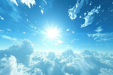 Poster - A sunny spot amidst cloudy skies