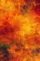 Poster - A vibrant sunset sky with hues of orange and yellow, ideal for travel, adventure or outdoor-themed projects