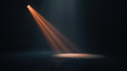 Aufkleber - A beam of light illuminates a dimly lit room, providing a sense of hope and guidance