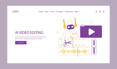 ai for video creation2. Flat Vector Illustration