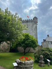 Old  castle in a city of germany,in holiday